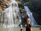 Waterfalls are a great way to cool off in the Peruvian summer