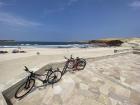 I also love going to the beach with my bike