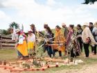 An indigenous family celebrates the summer solstice, "Inti Raymi" in Kichwa