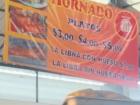 "Hornado" is sold by the plate - a $3, $4 or $5 plate, which includes meat, potatoes and "mote"