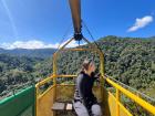 A sunny day in the cloud forest: you can see how lush and green the trees are!