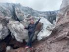 We did a short hike to the glacier of Cotopaxi in February; it has since mostly melted