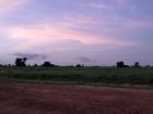 The fields are green during this post-rainy season, and most people are working to harvest rice, peanuts and corn this time of year.