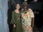 My host mom and I pose for a picture at a party. Parties are a big deal here. Everyone is invited to every party and they usually have DJs, dancing and lots of food. 