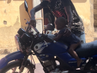 Our sister's baby Bubakar is easily the most popular kid in the compound. He has a fascination with motos and regularly steals keys. 