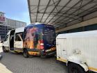 A super nice sprinter van that I took from Eswatini to South Africa