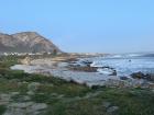 A local beach just after sunset