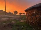 Lesotho's famous red sunsets