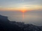 Overlooking Table Mountain at sunset