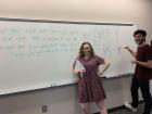 Me with my best friend in Arabic class during our freshman year at Emory