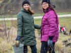 My counterpart, Olga, and I at a Peace Corps tree planting - environmental initiatives are a key priority