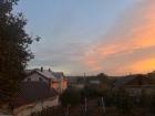 A sunrise in the village 
