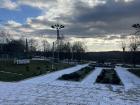 The outside of my work this week, with a bit of snow