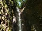 My volunteer friend brought me to this beautiful waterfall. It was cold!