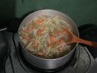 Another comfort meal I made recently: chicken noodle soup!