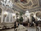 The ballroom inside the beautiful palace