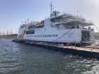 Exploring Dakar's port: this ferry takes people to southern Senegal and is a 16 hour journey!