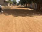 Dusty road in my village of Ndiaganiao