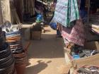 Typical Senegalese market where you can buy food, clothing, hardware, home objects and more