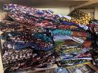 Choosing traditional Senegalese fabric that I will take to the tailor to make into a Senegalese dress!