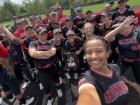 The Grinnell College Softball Team after we won our conference championship