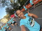 Running in the Nike Youth 5k around the Old Town back when it was really hot!