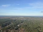 The view from the top of the TV tower