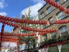 Walking around the city means I get to see some cool sights, like Chinatown's hanging lanterns