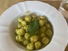 Pesto gnocchi... two very Italian ingredients