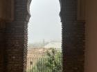 Archway from the "Acazaba of Malaga", which was a fortress built during Muslim rule, almost 1,000 years ago 