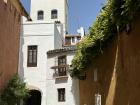 I toured "el barrio" (the neighborhood) of Santa Cruz, which is an area that has a long complicated history in Seville