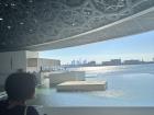 Outside of the Louvre Abu Dhabi 
