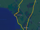 Map displaying the route taken by bike to Malmo and Lomma