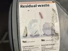 Residual waste disposal sign