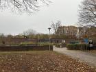 Entrance for cars to park at the school