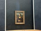 The one and only... Mona Lisa painting, found in the Louvre Museum in Paris, France! 