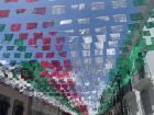 "Papel picado" adorns the streets to celebrate Mexican Independence Day 