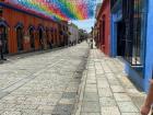 Typical street in Oaxaca