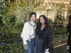 Enjoying the Christmas vibes in Seoul with my Korean friend