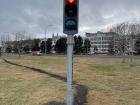 In Akureyri the red traffic lights are in the shape of a heart!