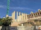 Columns that remain from an ancient Roman temple