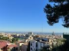 A view of the city of Barcelona from a vantage point in Park Güell