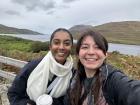 Me and Sarah in front of the Killary Fjord Overlook, the only fjord in Ireland