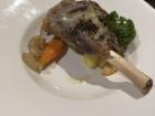 The Kerry Lamb shank that I ate in Dingle...the (blurry) picture is deceiving, because it was huge!