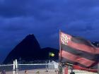 This is what nighttime at Flamengo Beach looks like