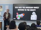 Confronting American stereotypes in The Canterville Ghost with my Spanish students.