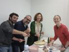 Making filloas with my Galician classmates