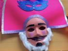 Peliqueiro mask from my school's Entroido mask contest