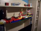 Josué is serious about Legos. Look at this massive Lego battleship!