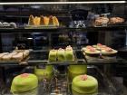 Here is an example of a typical café display case of pastries